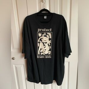 Pace Taylor Protect Trans Kids Graphic T-shirt NWOT Plus Size